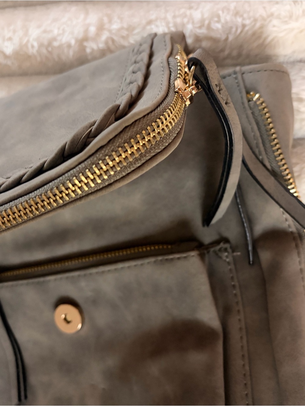 Grey Boho Backpack - Picture 4 of 5
